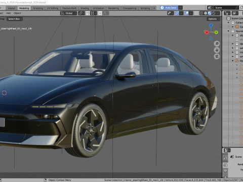 Hyundai Ioniq 6 2026 3D Model