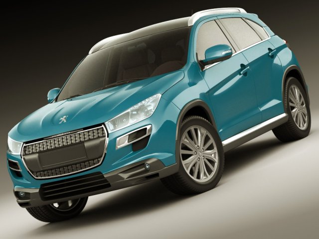 peugeot 4008 Modèle 3D .c4d .max .obj .3ds .fbx .stl .blend 