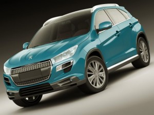 peugeot 4008 3D Model