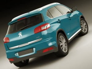 peugeot 4008 Modèle 3D