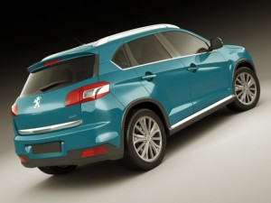 peugeot 4008 Modèle 3D