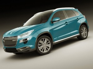 peugeot 4008 Modèle 3D