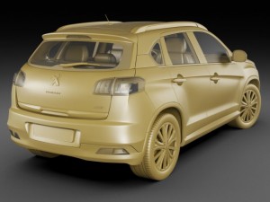 peugeot 4008 Modèle 3D