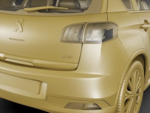 peugeot 4008 Modèle 3D