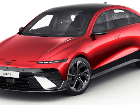3D Hyundai Ioniq 6 N-line 2026 3D Model