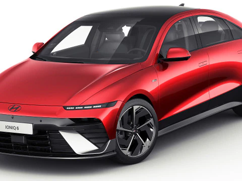 3D Hyundai Ioniq 6 N-line 2026 3D Model