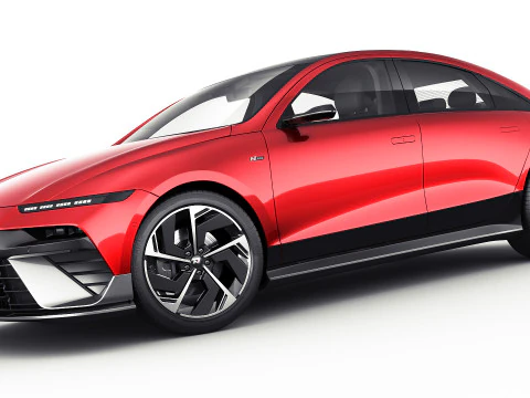3D Hyundai Ioniq 6 N-line 2026 3D Model