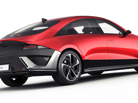 3D Hyundai Ioniq 6 N-line 2026 3D Model