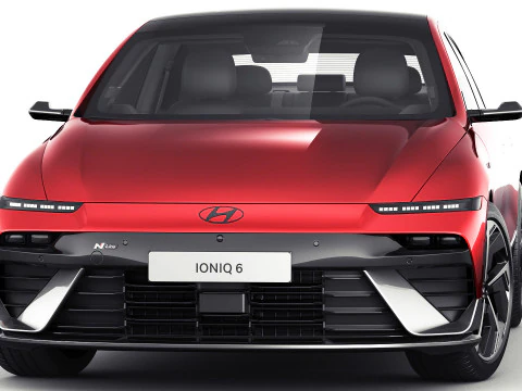 3D Hyundai Ioniq 6 N-line 2026 3D Model