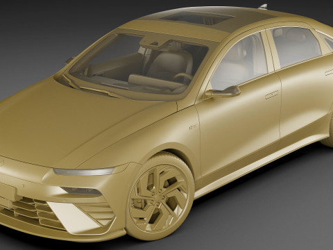 3D Hyundai Ioniq 6 N-line 2026 3D-Modell