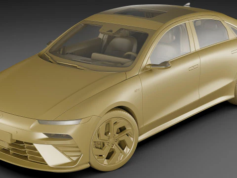 3D Hyundai Ioniq 6 N-line 2026 3D Model