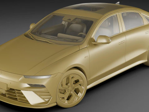 3D Hyundai Ioniq 6 N-line 2026 3D Model