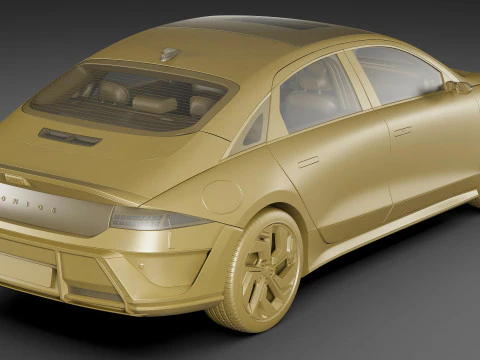 3D Hyundai Ioniq 6 N-line 2026 3D Model