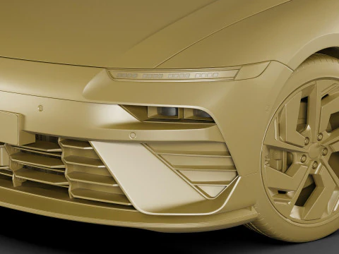 3D Hyundai Ioniq 6 N-line 2026 3D Model