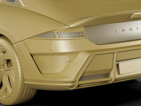 3D Hyundai Ioniq 6 N-line 2026 3D Model