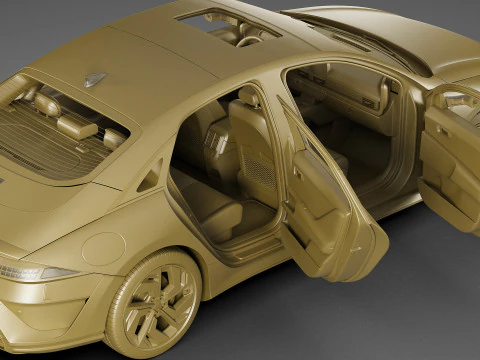 3D Hyundai Ioniq 6 N-line 2026 3D Model