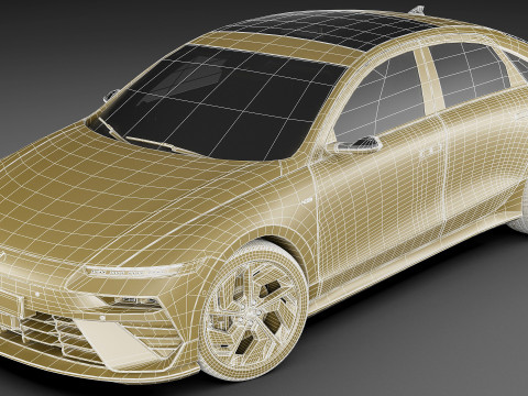 3D Hyundai Ioniq 6 N-line 2026 3D-Modell