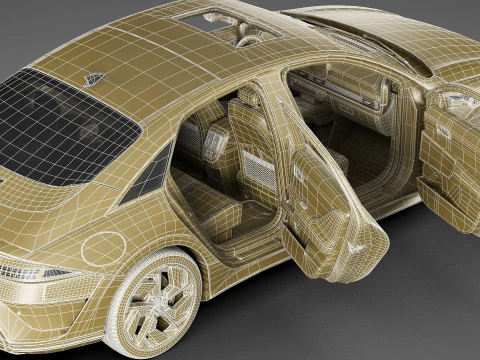 3D Hyundai Ioniq 6 N-line 2026 3D Model