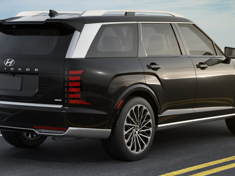 Hyundai Palisade 2026 3D Model
