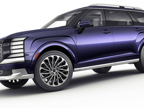 Hyundai Palisade 2026 3D Model