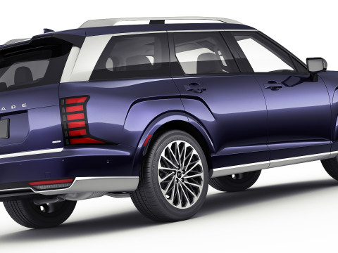 Hyundai Palisade 2026 3D Model