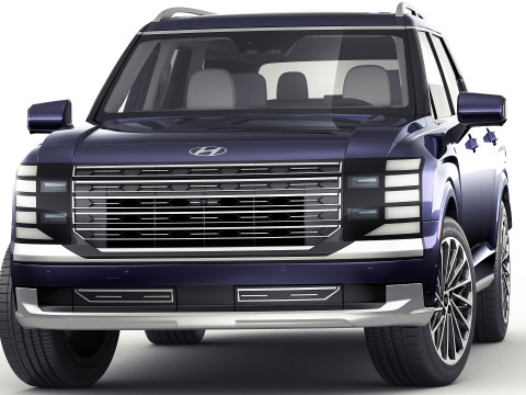 Hyundai Palisade 2026 3D Model
