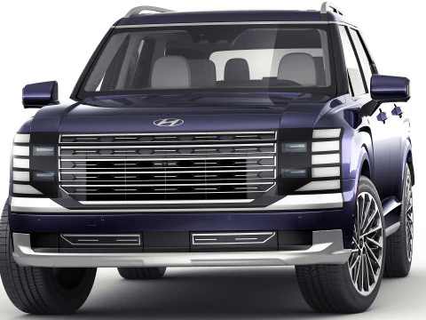 Hyundai Palisade 2026 3D Model
