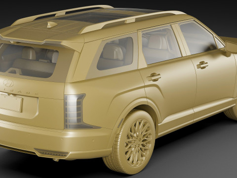 Hyundai Palisade 2026 3D Model