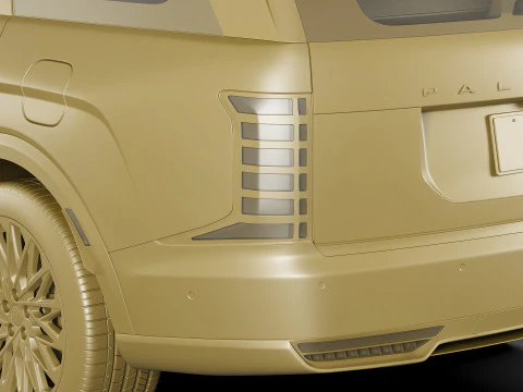 Hyundai Palisade 2026 3D Model