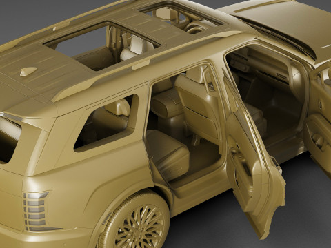 Hyundai Palisade 2026 3D Model