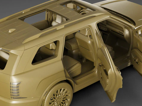 Hyundai Palisade 2026 3D Model
