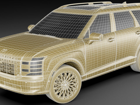 Hyundai Palisade 2026 3D Model