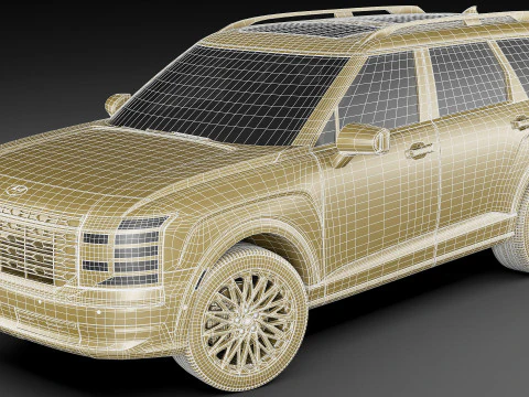 Hyundai Palisade 2026 3D Model