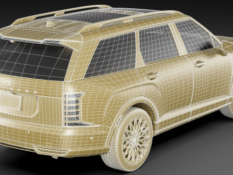 Hyundai Palisade 2026 3D Model