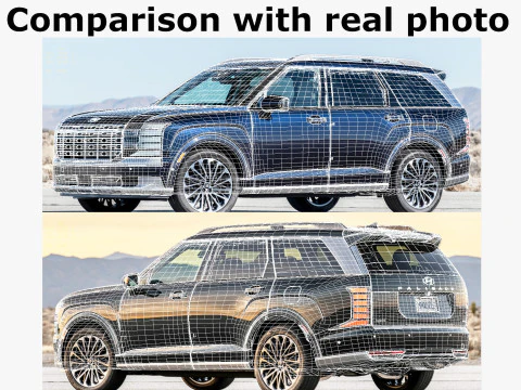 Hyundai Palisade 2026 3D Model
