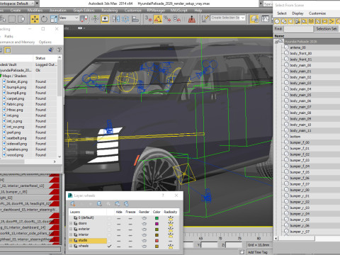 Hyundai Palisade 2026 3D Model