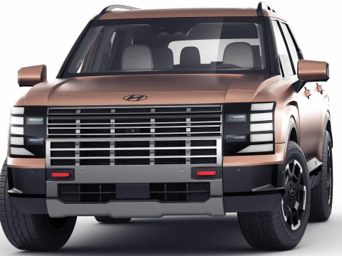 Hyundai Palisade XRT-Pro 2026 3D Model