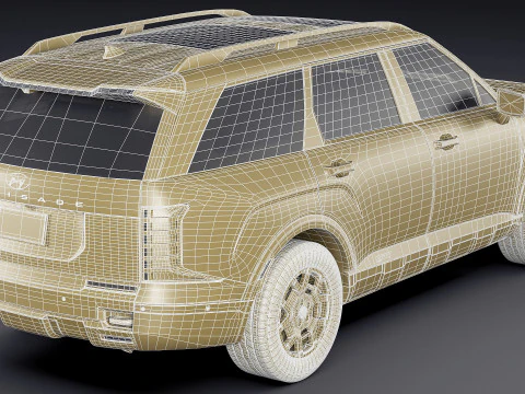 Hyundai Palisade XRT-Pro 2026 3D Model
