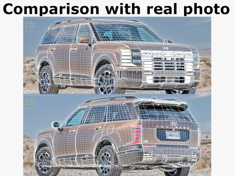 Hyundai Palisade XRT-Pro 2026 3D Model
