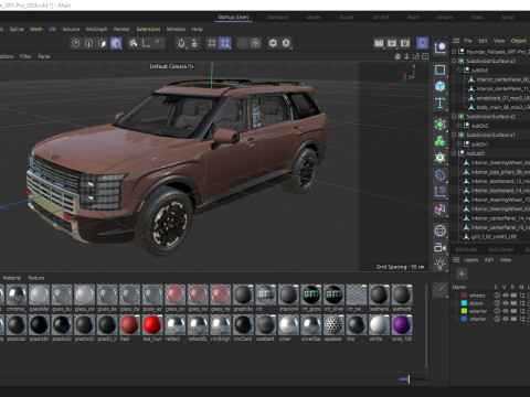 Hyundai Palisade XRT-Pro 2026 3D 模型