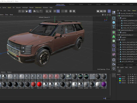 Hyundai Palisade XRT-Pro 2026 3D Model