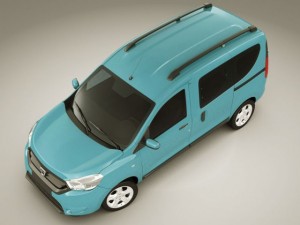 dacia dokker and dokker van 3D मॉडल