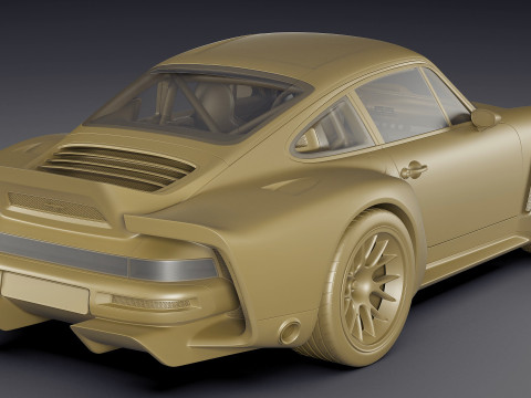 Singer 911 DLS Turbo Road Modèle 3D
