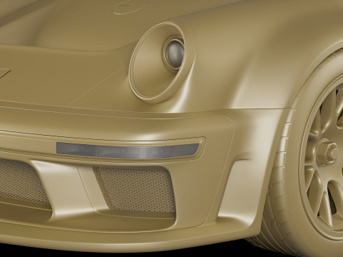Singer 911 DLS Turbo Road Modèle 3D