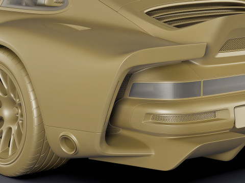 Singer 911 DLS Turbo Road Modèle 3D