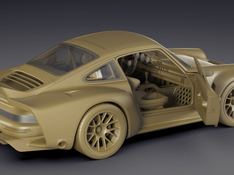 Singer 911 DLS Turbo Road Modèle 3D