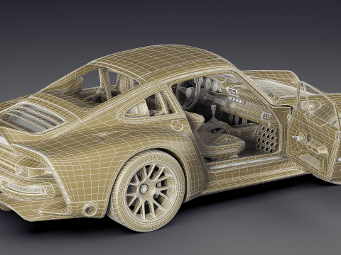 Singer 911 DLS Turbo Road Modèle 3D