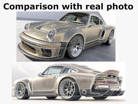 Singer 911 DLS Turbo Road Modèle 3D