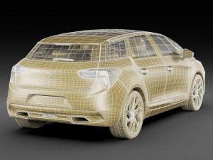 citroen ds5 3D Model