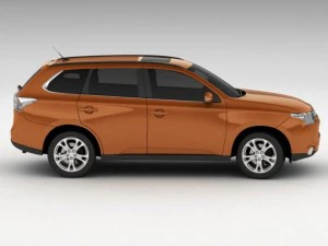 mitsubishi outlander 2013 3D Model